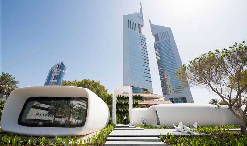Les premiers bureaux imprimés en 3D à Dubaï