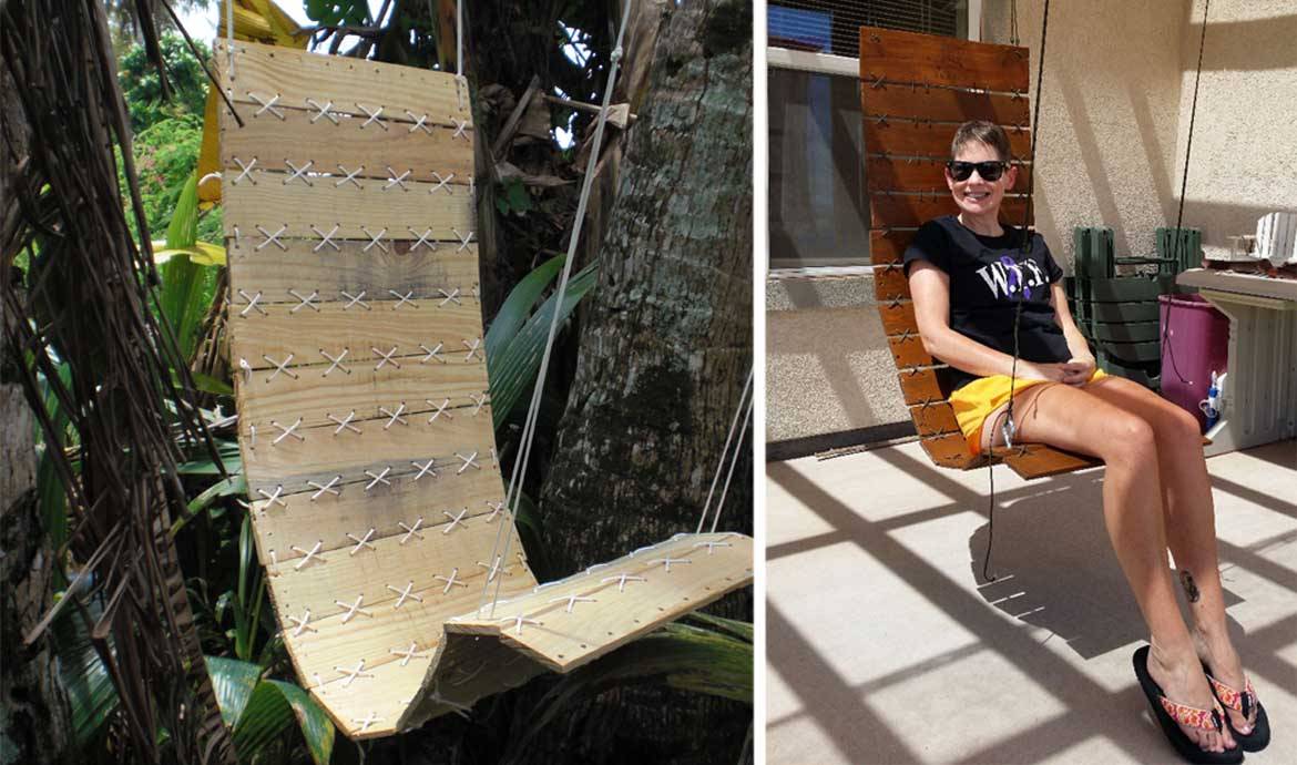 DIY : Fabriquez un fauteuil suspendu en bois de palettes