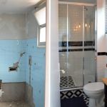 La salle de bains avant et après travaux.