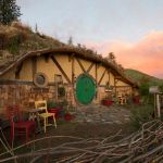 Une maison de Hobbit construite dans l'Etat de Washington, aux Etats-Unis.