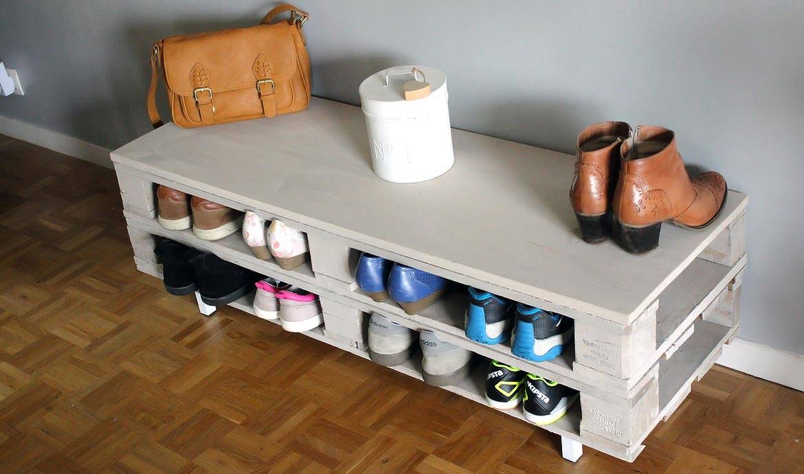 DIY : Fabriquez un range-chaussures très pratique en palette