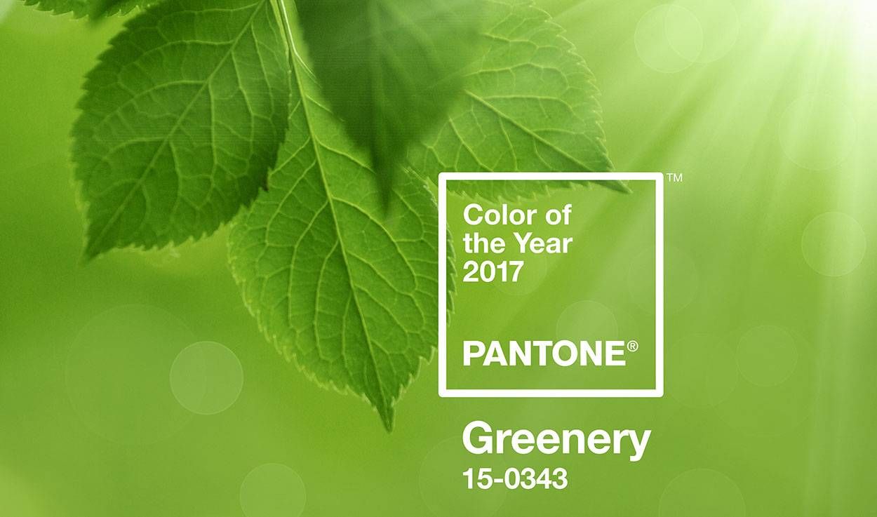 Le vert Greenery, la couleur Pantone de 2017