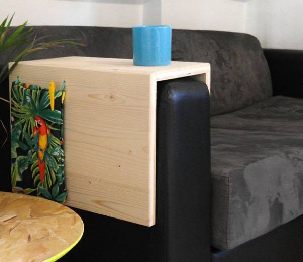 DIY : Fabriquez une petite table d'appoint pour votre canapé