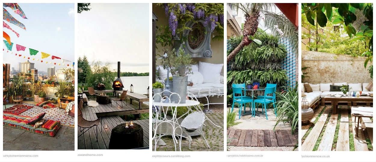 Aménagement terrasse : 5 ambiances inspirantes repérées sur Pinterest
