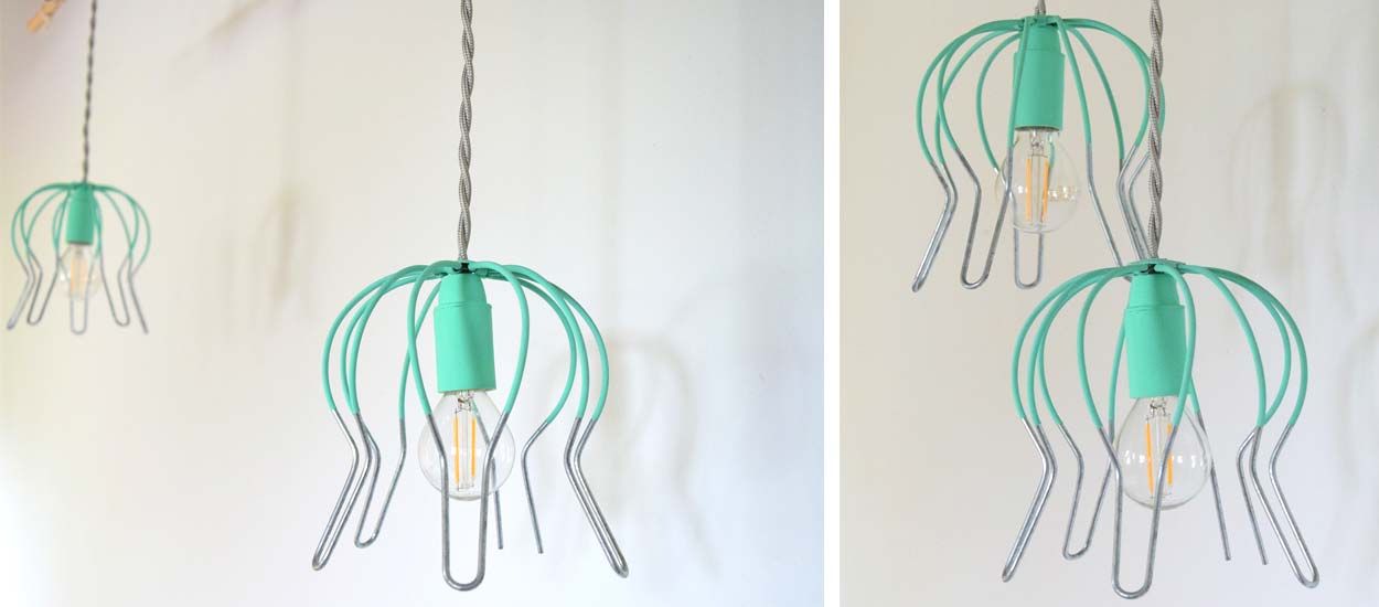 Tuto : Fabriquez une lampe suspendue récup' et originale avec une crapaudine