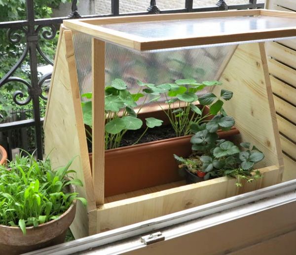 Tuto : Fabriquez une petite serre de balcon pour cultiver en ville !