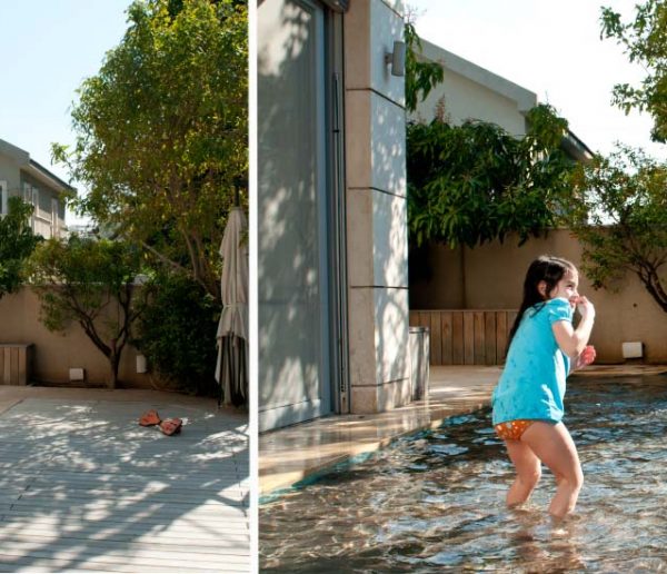 Cette piscine se transforme en terrasse en un clin d'œil grâce à son fond mobile