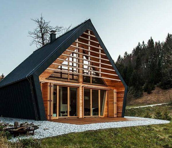 Une magnifique maison en bois pour les amoureux de la nature