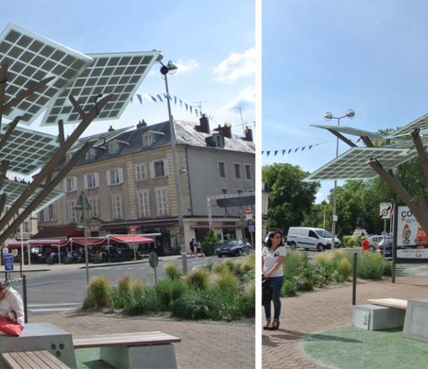 Le premier arbre solaire d'Europe planté à Nevers