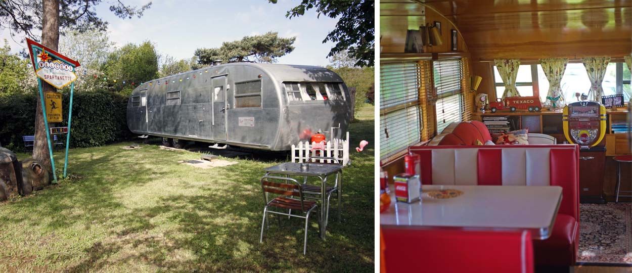 Visite rétro : une caravane américaine 50's entièrement rénovée par un passionné