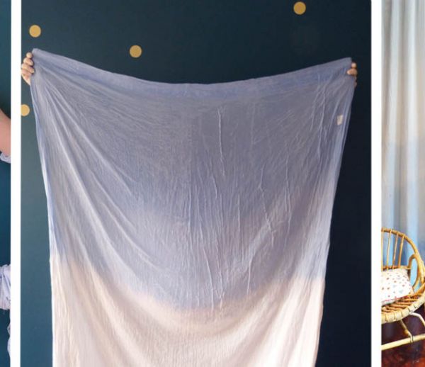 Tuto : Customisez vos rideaux avec un tie and dye délicat et fait maison