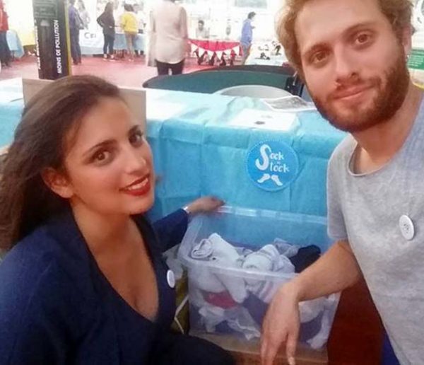 L'idée solidaire et anti-gaspi : Léa et Nathan collectent vos chaussettes orphelines