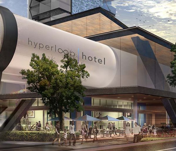 Bienvenue à Hyperloop, l'hôtel futuriste qui voyage à très grande vitesse