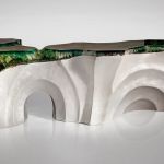 L'artiste Eduard Locota s'est inspiré des falaises d'Étretat pour créer sa collection DelMare