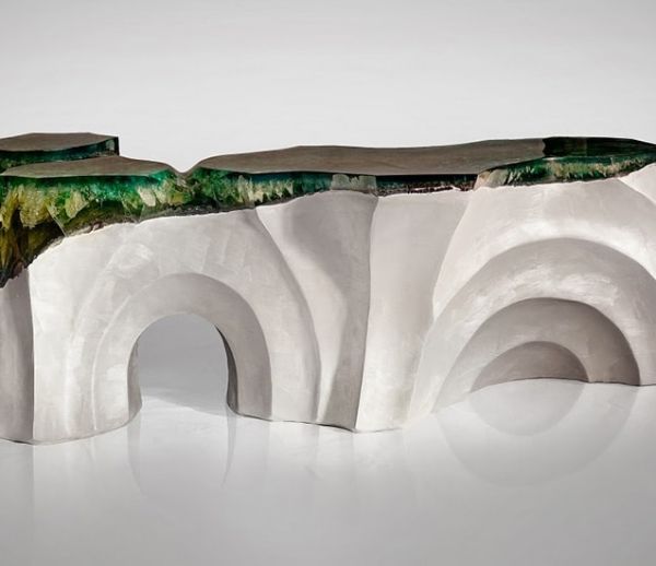 Des meubles design inspirés des falaises d'Étretat et des plages des Maldives