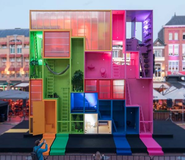 Et si, dans le futur, on habitait dans des immeubles tout droit sortis du jeu Tetris ?