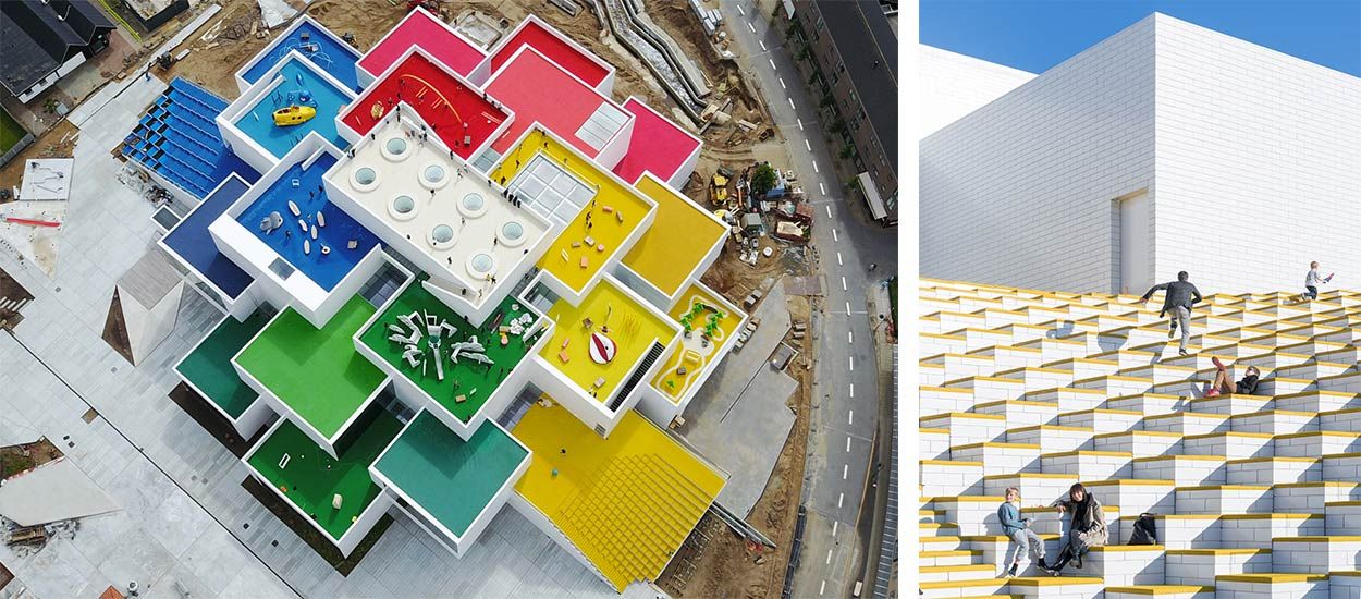 Cet immeuble de 23 mètres de haut a été fait à partir de LEGO géants