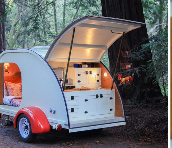 Cette caravane minimaliste au charme fou va vous donner des envies de voyage