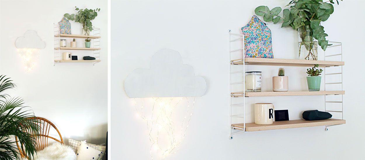 Tuto : Fabriquez une jolie lampe en forme de nuage pour moins de 20 euros