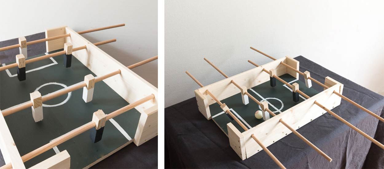 Tuto : Fabriquez un mini baby-foot en bois pour une vingtaine d'euros