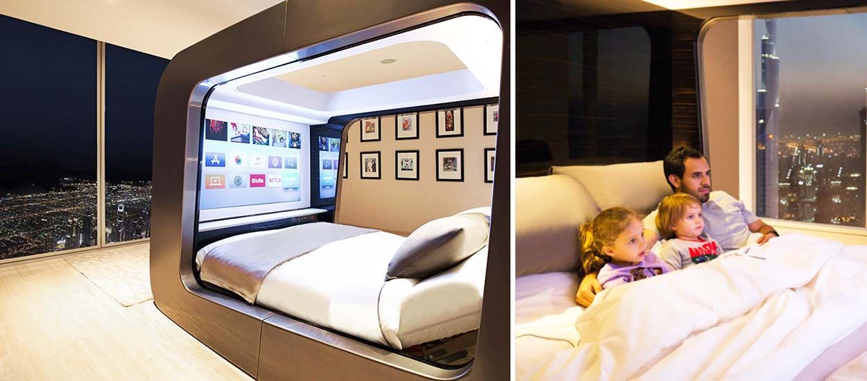 Ce lit transforme votre chambre en salle de cinéma et améliore votre santé