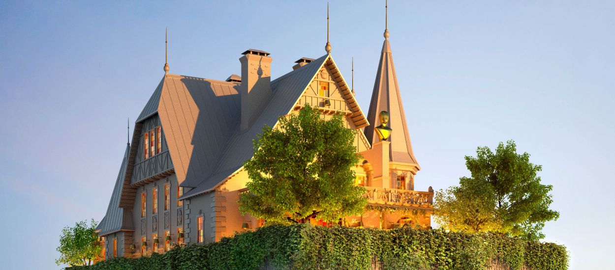 Le projet fou de Philippe Starck : une maison alsacienne perchée sur le toit d'un hôtel !