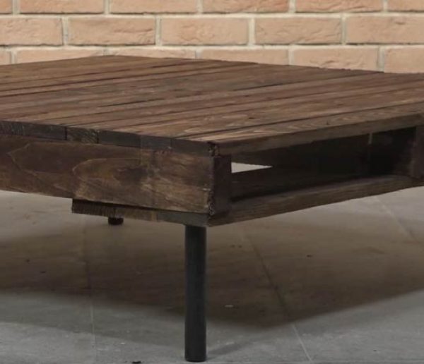 Tuto : Fabriquer une table basse en palette dans un style industriel