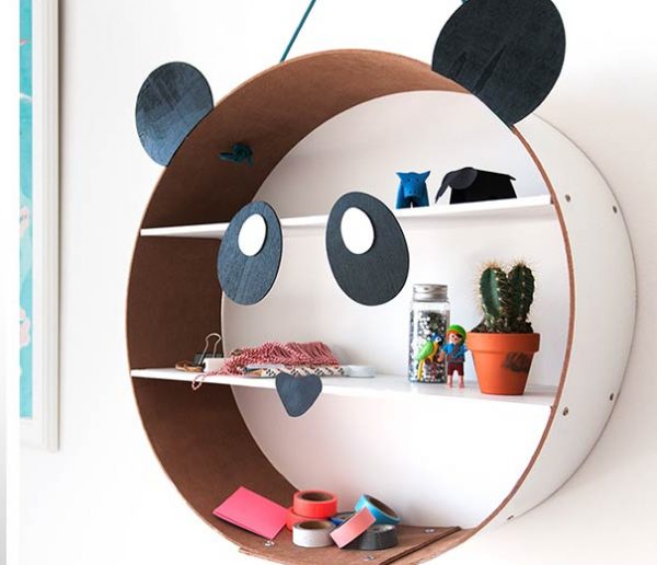 Tuto : Fabriquez une belle étagère panda à 10 euros pour vos enfants