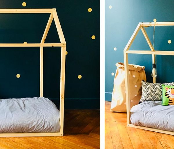 Tuto : Fabriquez un lit cabane en bois pour les enfants