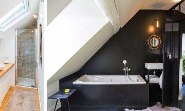 8 belles inspirations pour votre projet de salle de bains sous les combles