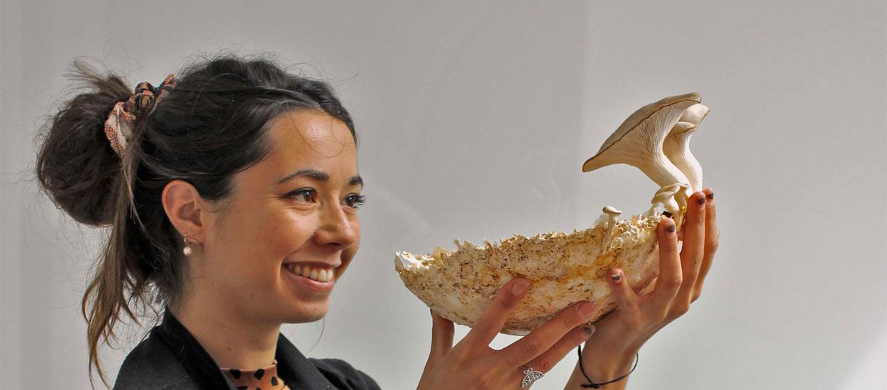 Cette designeuse française veut résoudre la pollution des mégots grâce à un champignon