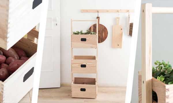 Tuto : Fabriquez des casiers de rangement en bois pour la cuisine