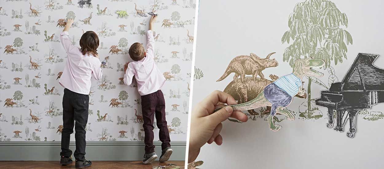 Papier peint magnétique ou interactif : 3 idées originales pour tapisser une chambre d'enfant
