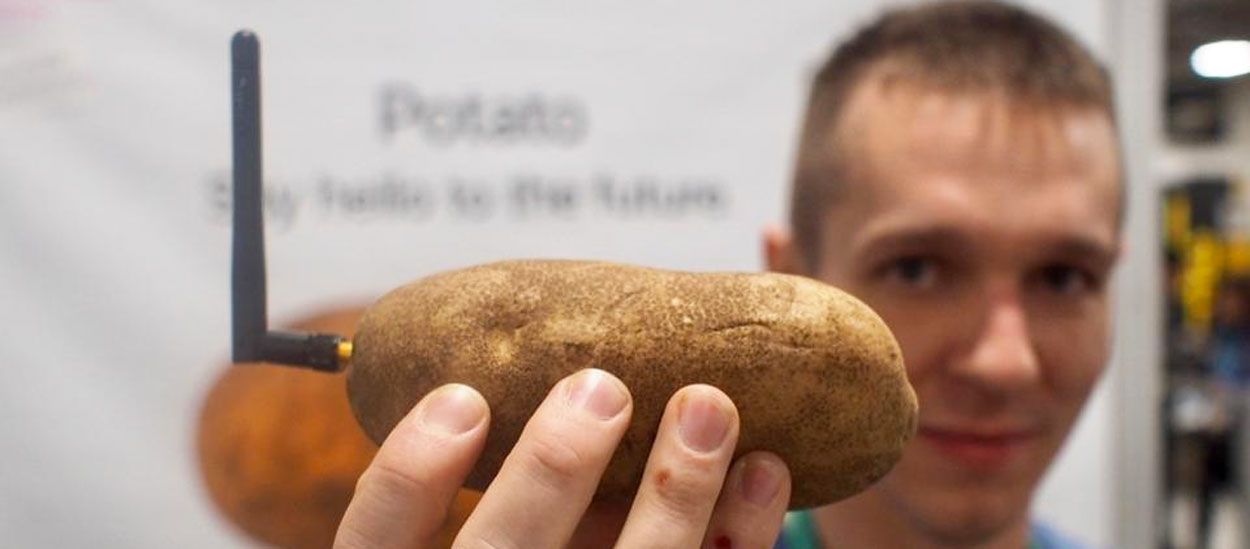 Ce Français présente la première patate connectée au CES de Las Vegas et fait le buzz