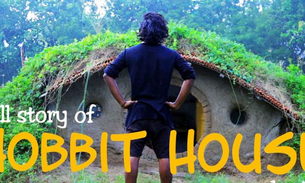 Il a filmé chaque étape de la construction de sa maison de Hobbit