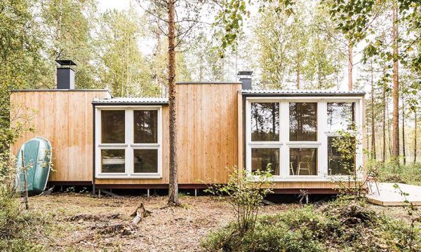 Ces deux amis ont construit une cabane de vacances en forêt pour 12 000 euros