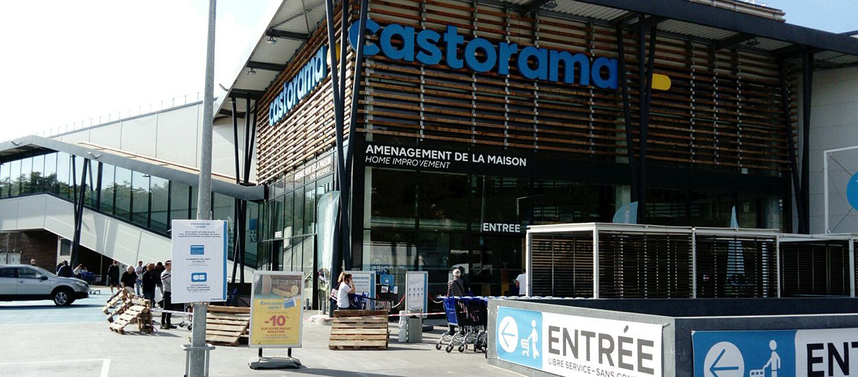 Certains magasins Castorama rouvrent en libre-service sans contact