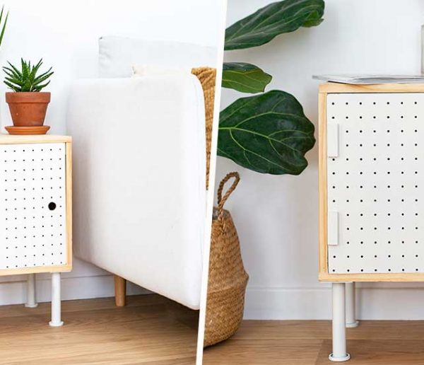 Tuto : Fabriquez un petit meuble original avec une porte ajourée