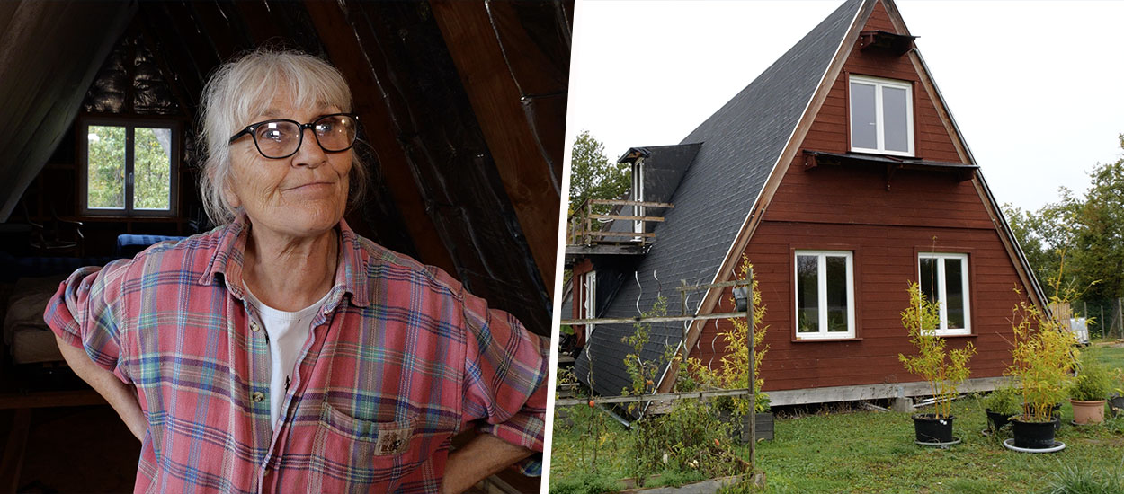 À 65 ans, cette architecte féministe et solidaire a construit sa maison en A pour 35 000 euros