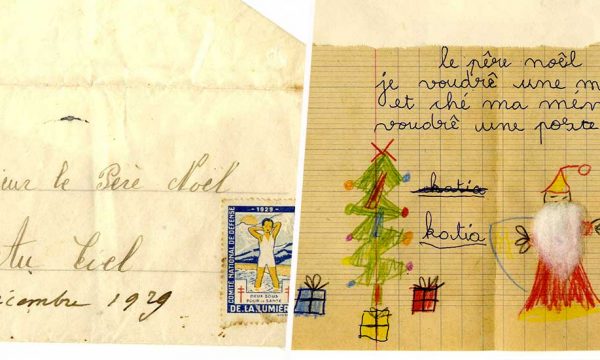 Ce collectionneur a retrouvé des lettres pour le père Noël qui ont plus d'un siècle