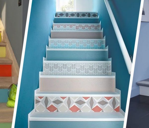 12 inspirations pour décorer les contremarches de ses escaliers