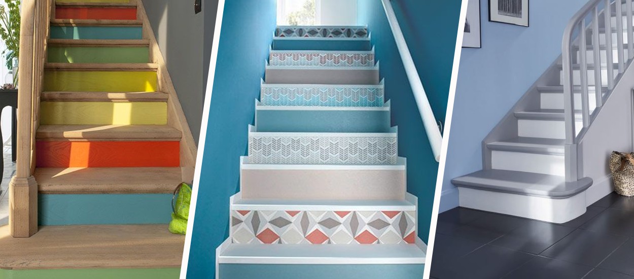12 inspirations pour décorer les contremarches de ses escaliers