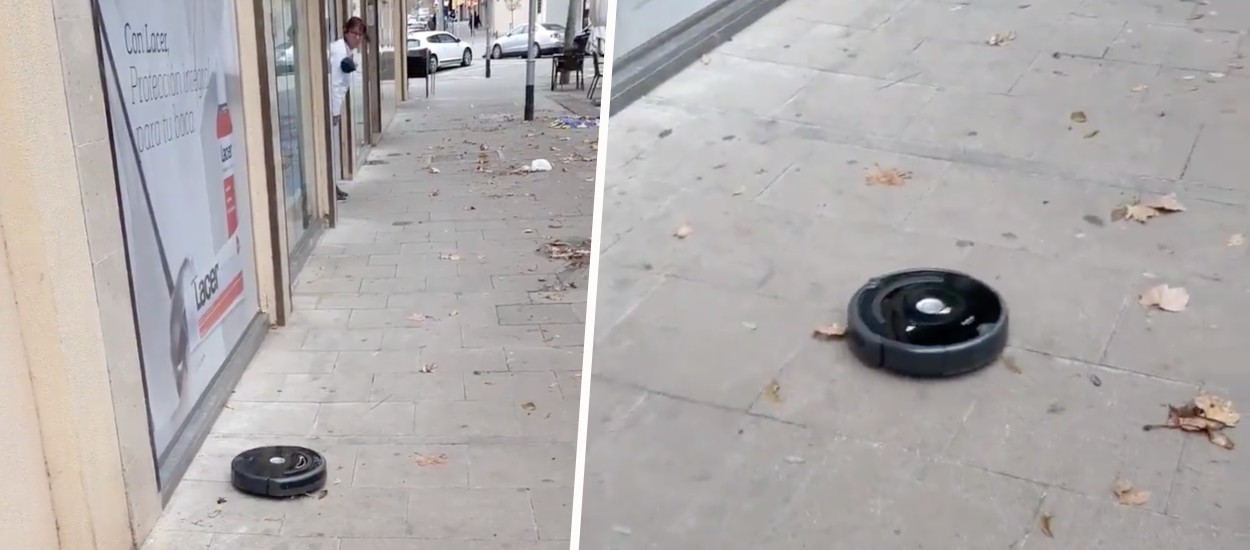 Un aspirateur-robot s'échappe... et se met à aspirer les rues de sa ville