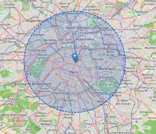 Confinement : ce site calcule le rayon limite de 10 km autour de chez vous