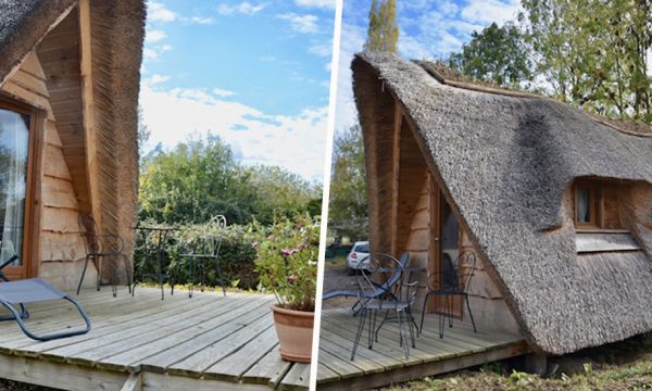 Ces mini-chalets normands au toit de chaume peuvent s'installer dans votre jardin