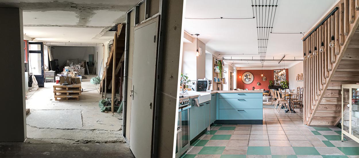 Avant / Après : Ils ont rénové des vieilles chambres d'hôtes en un lieu apaisant et slow life