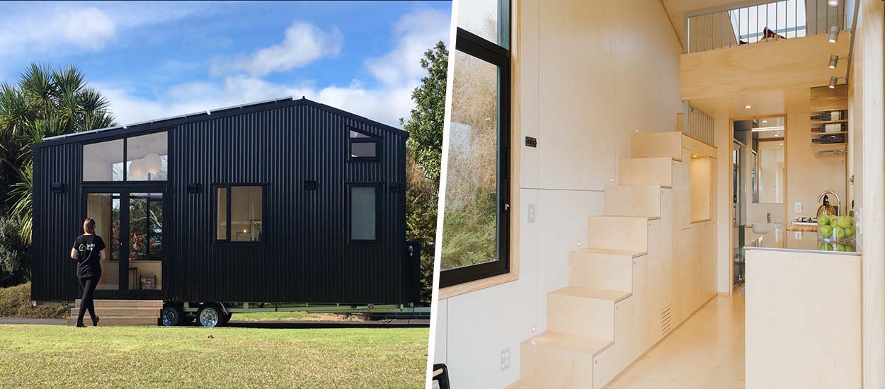 Découvrez cette tiny house design et lumineuse conçue par un cabinet d'architecte !