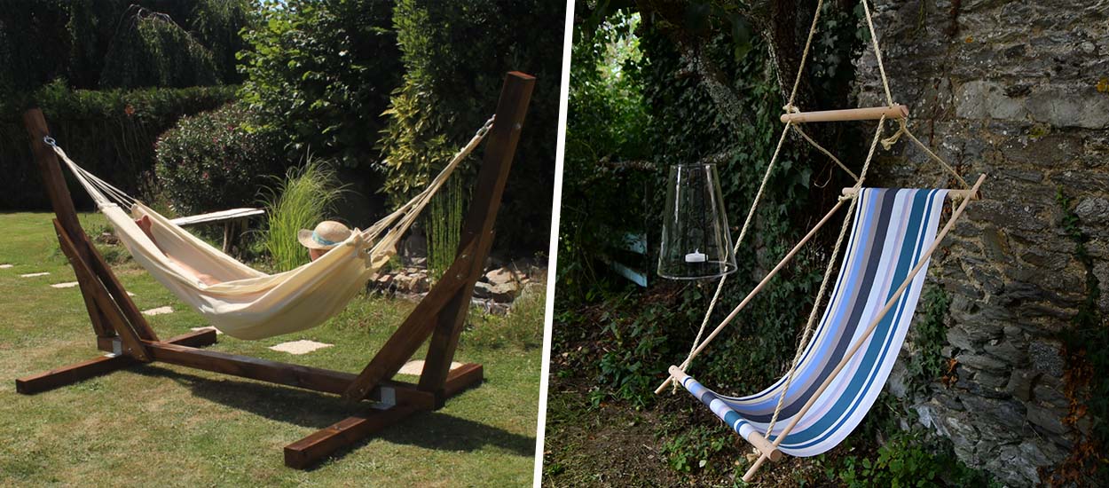 5 DIY pour fabriquer un hamac ou une chaise suspendue et profiter du soleil