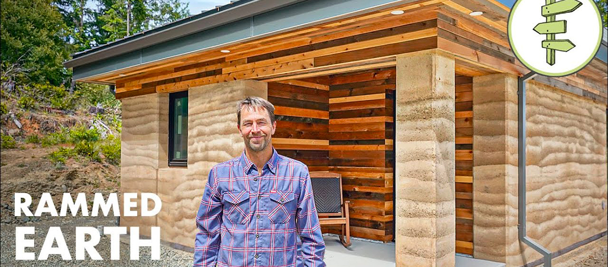 Cette maison ultra durable et écolo a été construite en terre battue grâce à des techniques modernes