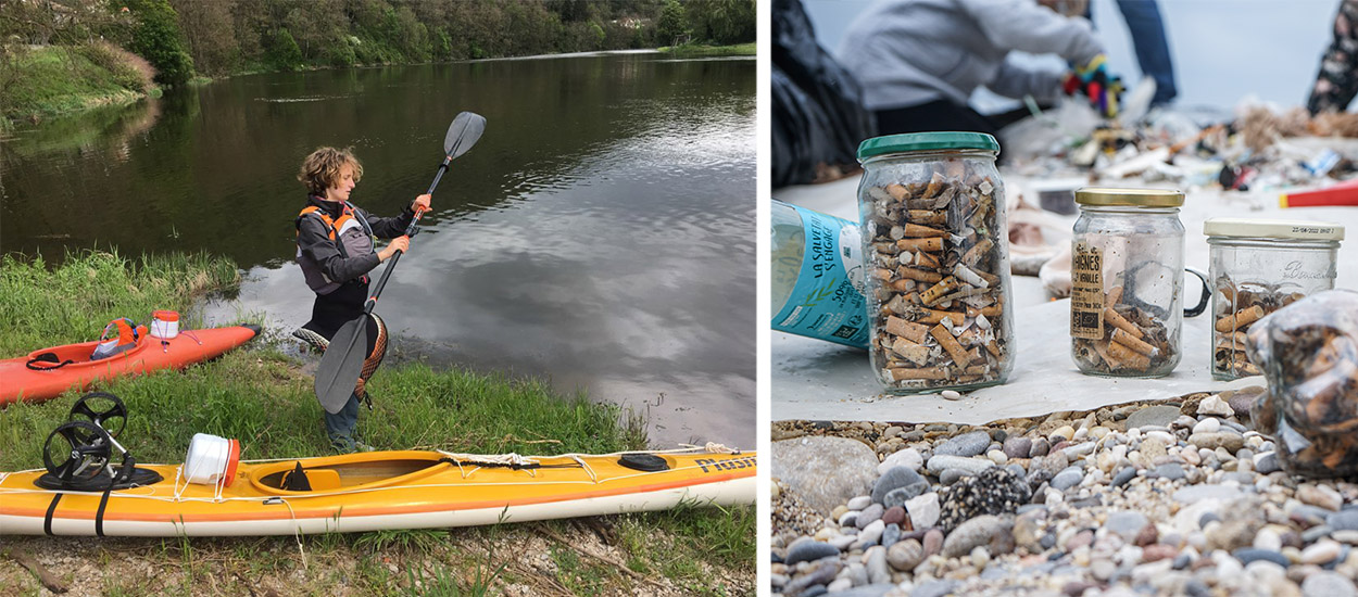 Elle a descendu la Loire en kayak et en solitaire sur 1200 km pour ramasser les déchets